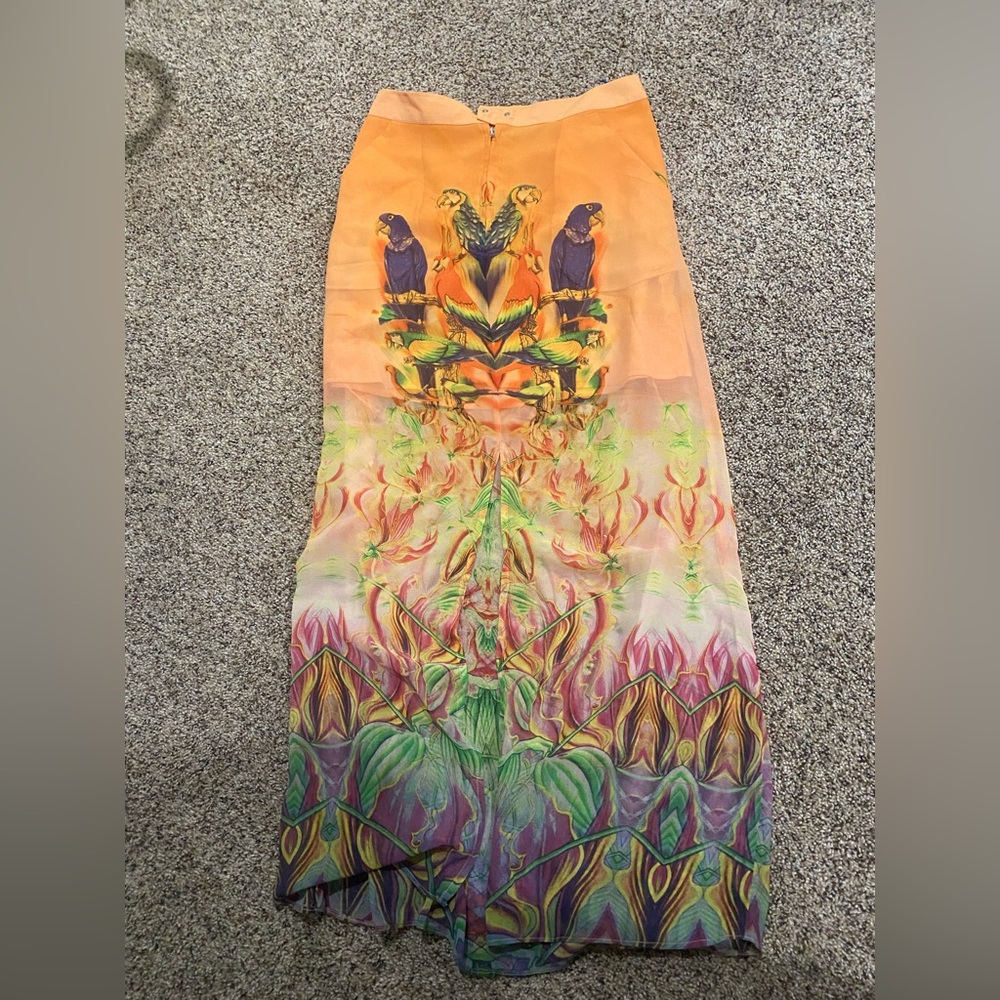 W118 by Walter Baker Women Orange Casual Skirt 2